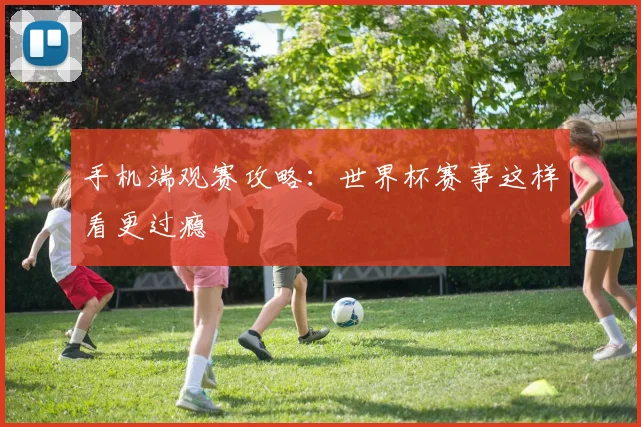 手机端观赛攻略：世界杯赛事这样看更过瘾